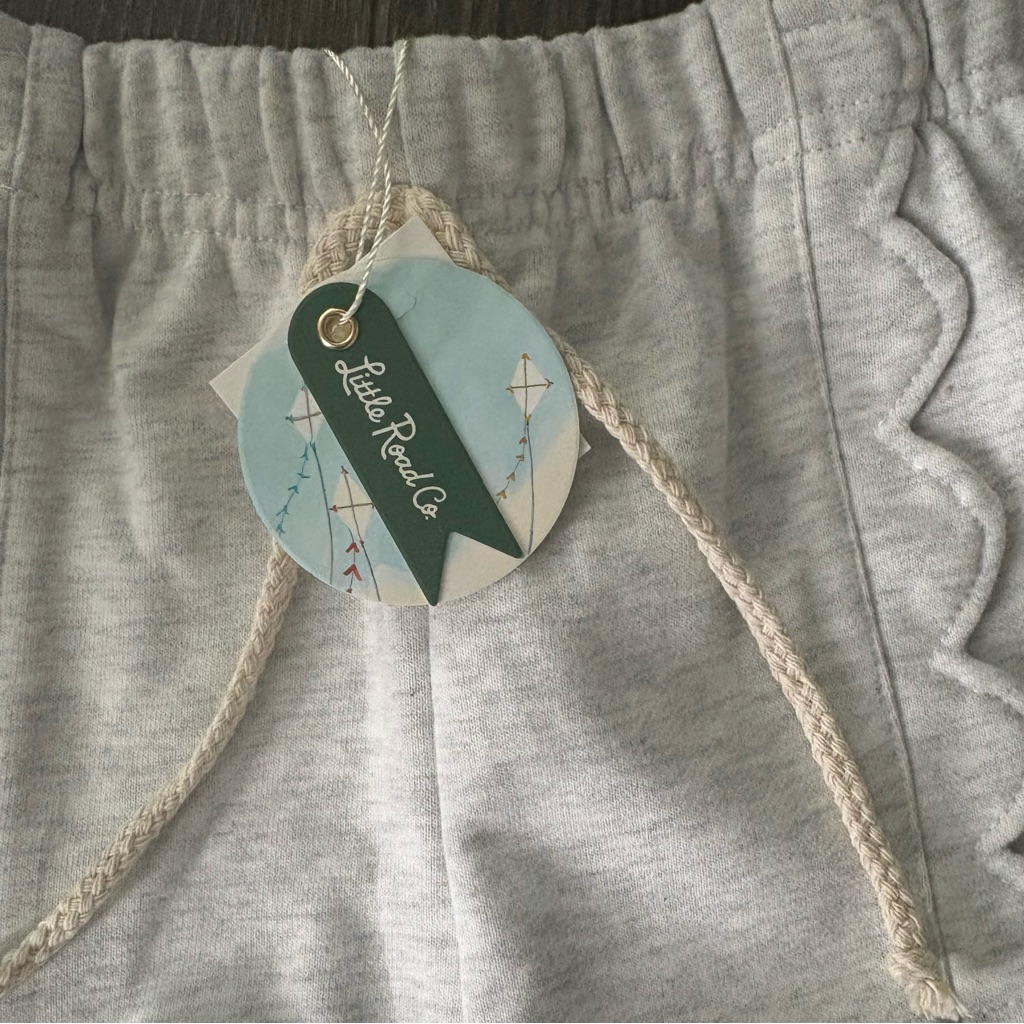 Little Road Co. Cream Heather Shorts - Size 5 New! — image 3 of 4